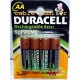 Piles rechargeables DURACELL AA NiMH 2450mAh