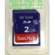 SANDISK 2 Gb Go 2048Mo SD Card carte mémoire