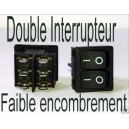 Switch Interrupteur Double - compact 250v 12v