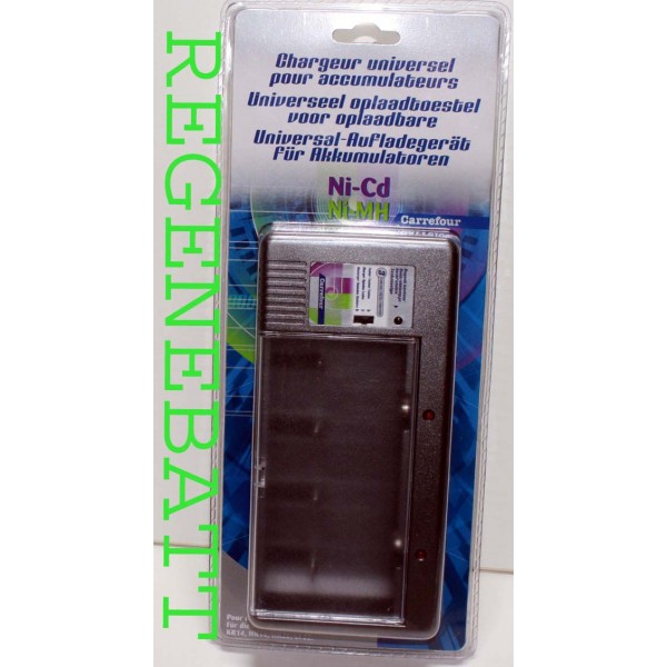 Chargeur de batterie Piles AA AAA 9V C et D 1 pièce de marque privée  inkmedia®