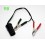 Kit Pince crocodile croco 30cm Long 10A avec Prise Allume-cigare femelle 12v 24v