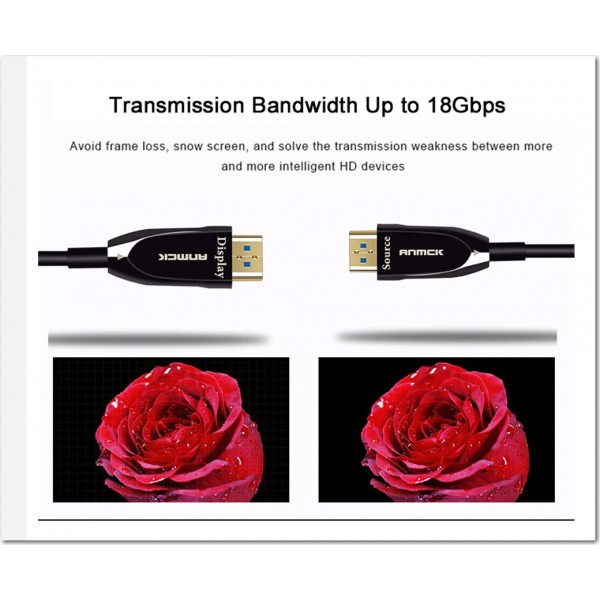 MCL Câble HDMI 2.0 fibre optique (20m) (MC385FO-20M) - Achat Câbles et  adaptateurs HDMI MCL pour professionnels sur