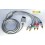 Cable YUV NINTENDO WII - OR 24K Haute D&eacute;finition HDTV